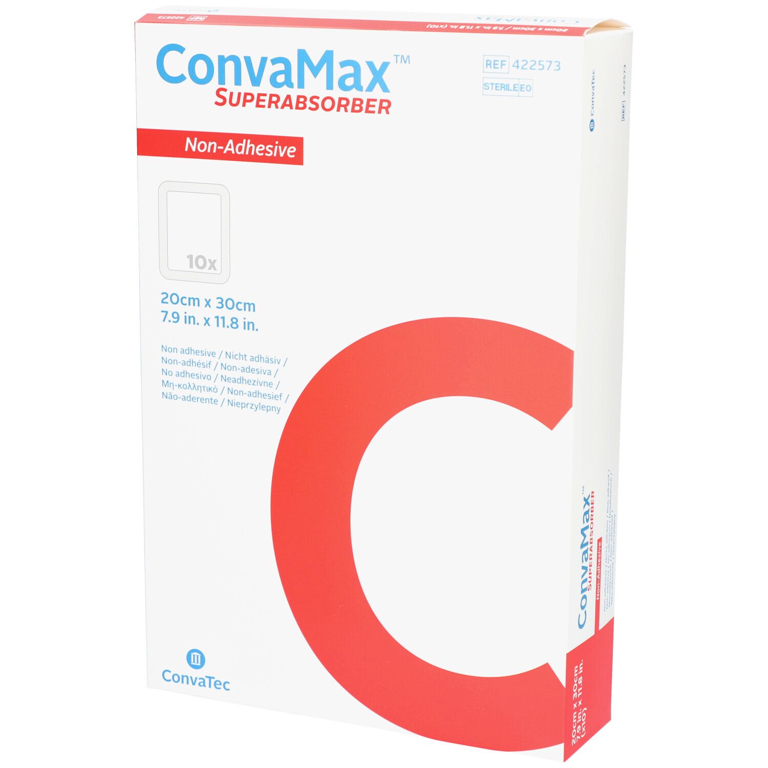 CONVAMAX™ Pansement superabsorbant non-adhésif 20 x 30 cm