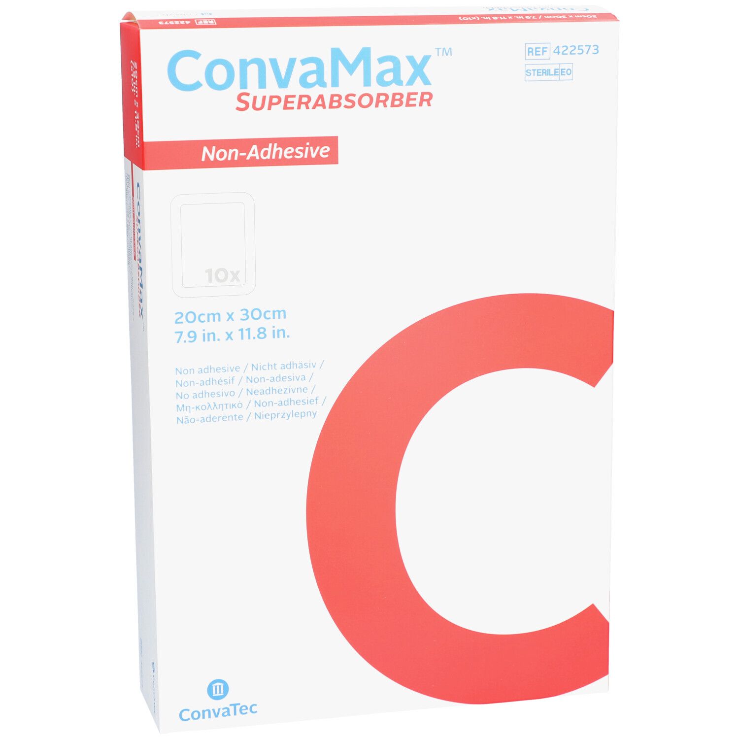 CONVAMAX™ Pansement superabsorbant non-adhésif 20 x 30 cm