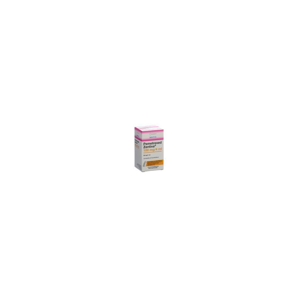 PEMETREXED Zentiva Inf Konz 100 mg/4ml Durchstf