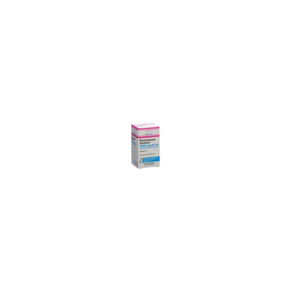 PEMETREXED Zentiva Inf Konz 1000 mg/40ml Durchstf