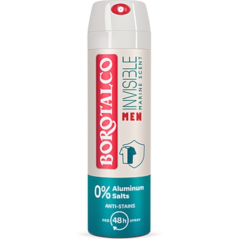 Borotalco Men Invisible Dédorant en spray