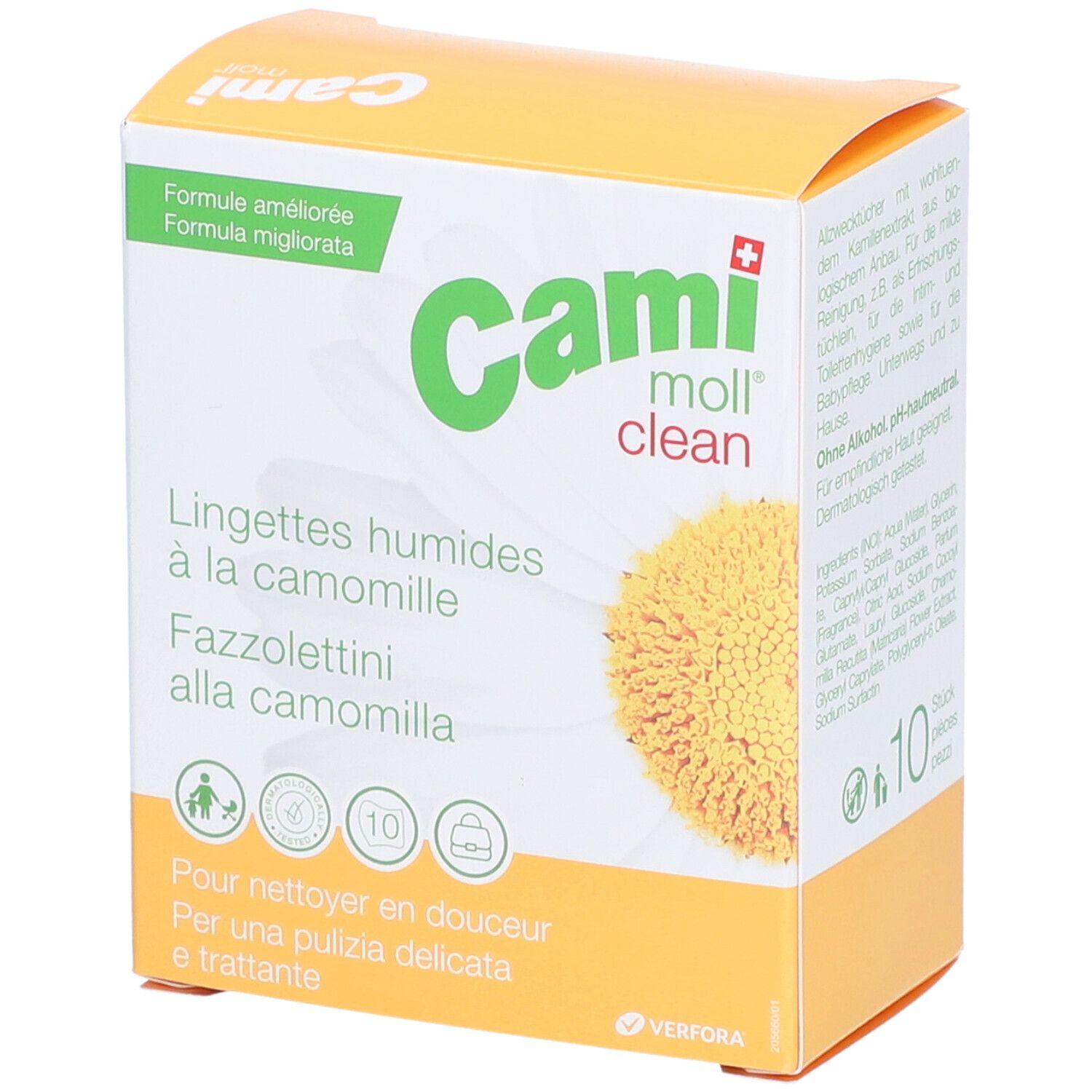 CAMI Moll® Clean Feuchttücher mit Kamille