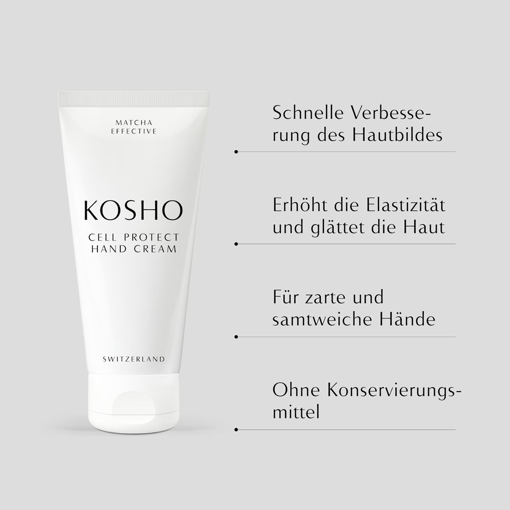 KOSHO MATCHA EFFECTIVE Cell Protect Crème pour les mains