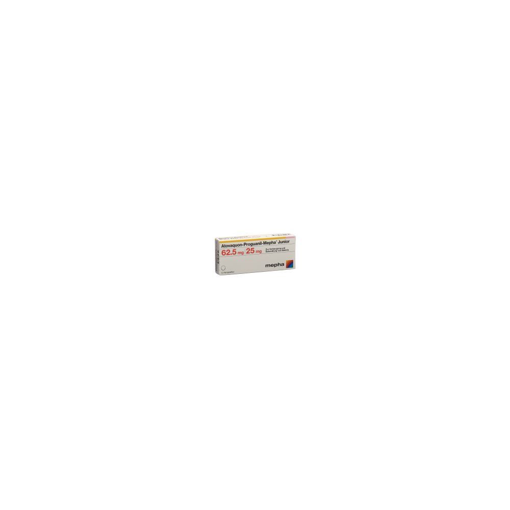 ATOVAQUON PROGUANIL Mepha Junior 62.5/25 12 Stk