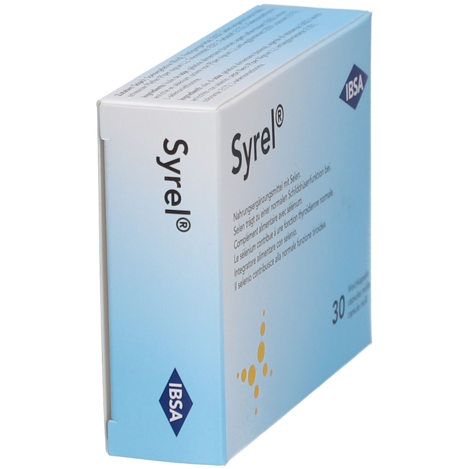 IBSA SYREL capsules molles avec sélénium
