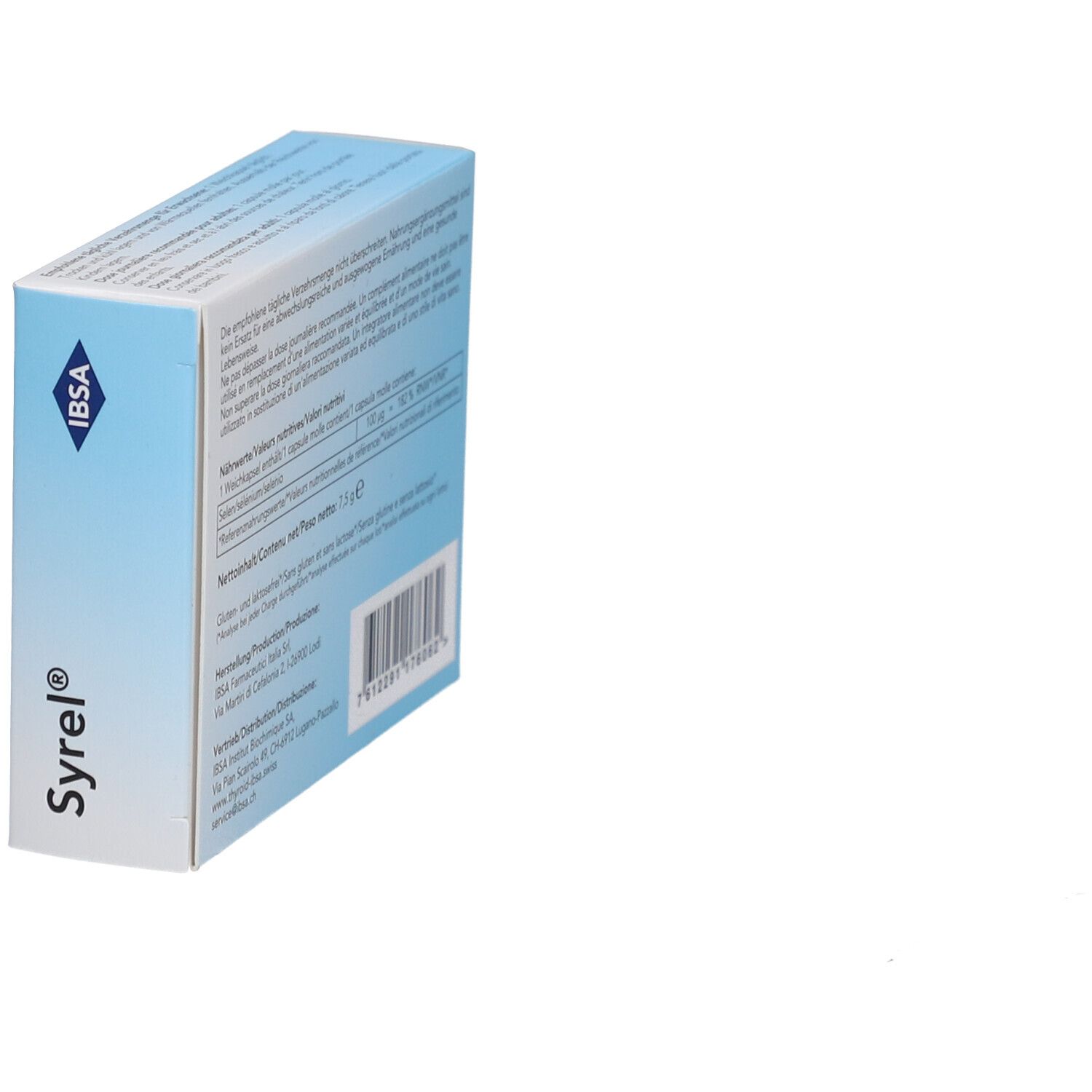 IBSA SYREL capsules molles avec sélénium