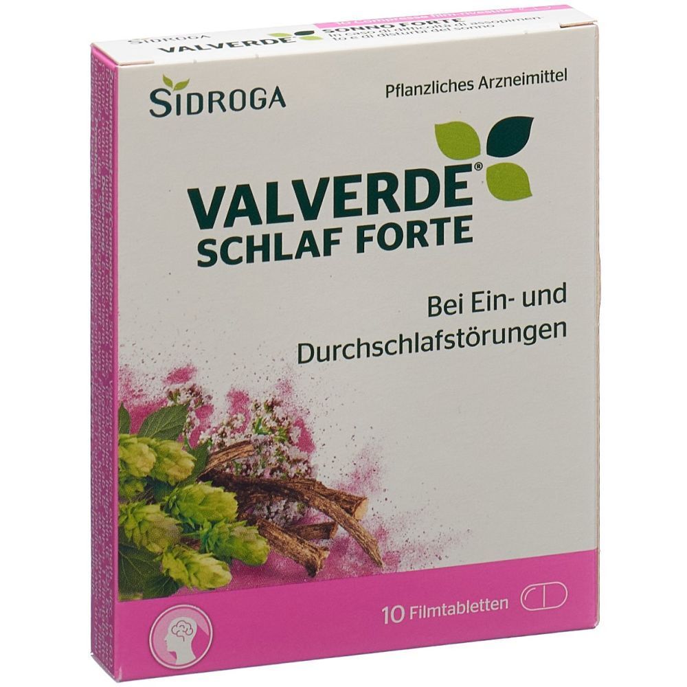 VALVERDE Schlaf forte Filmtabl (neu) 10 Stk