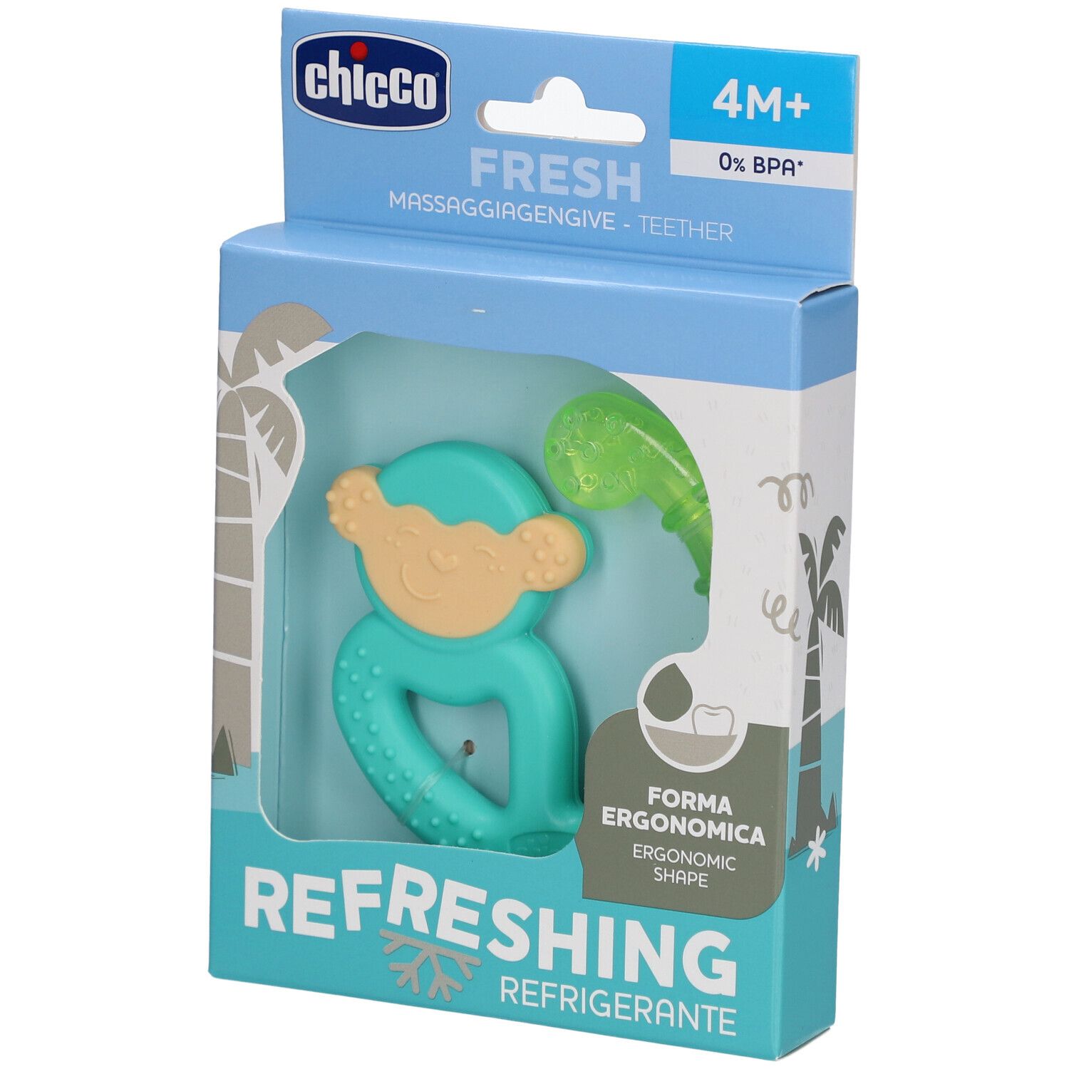 CHICCO Anneau De Dentition Frische Entspannung Kaktus 4m +