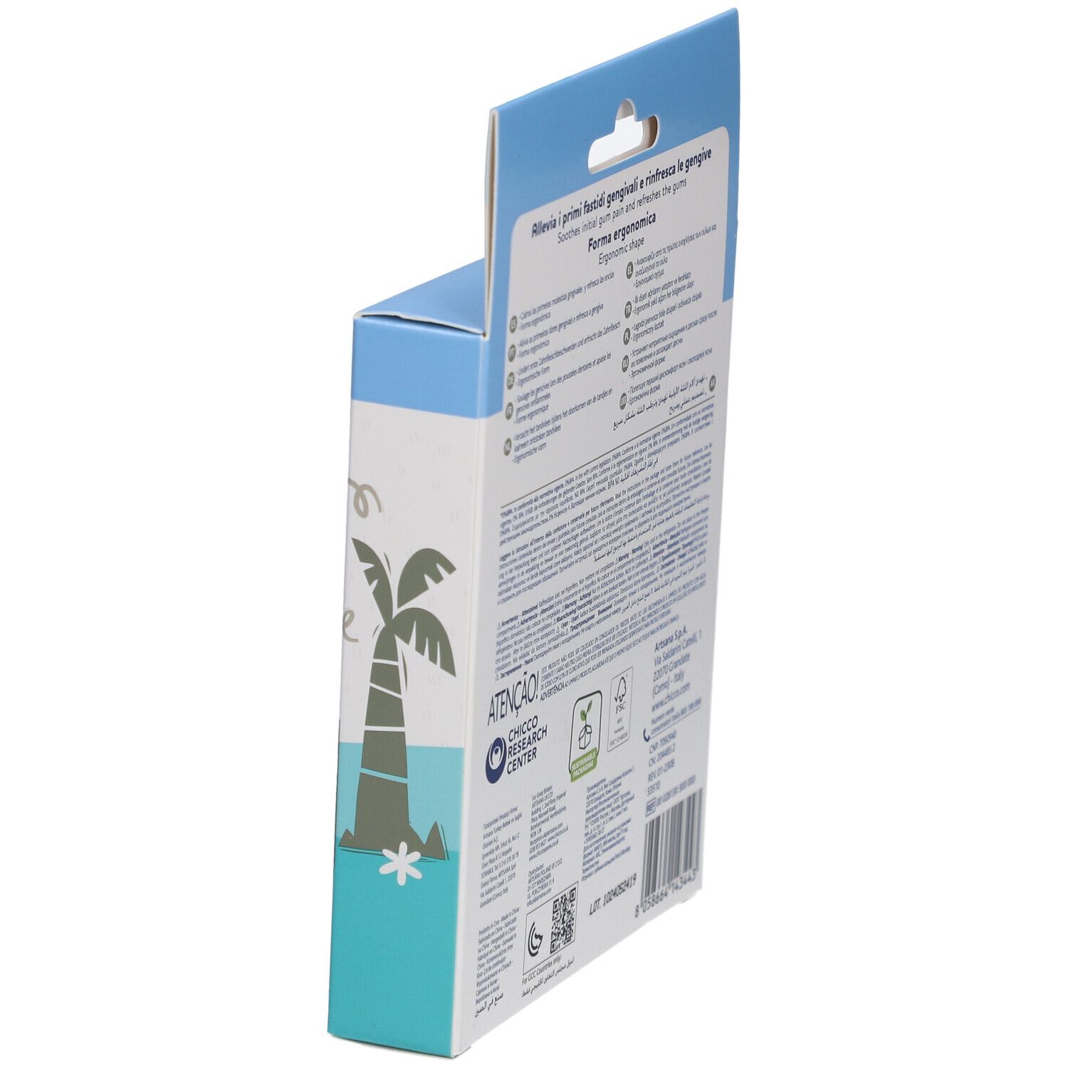 CHICCO Anneau De Dentition Frische Entspannung Kaktus 4m +