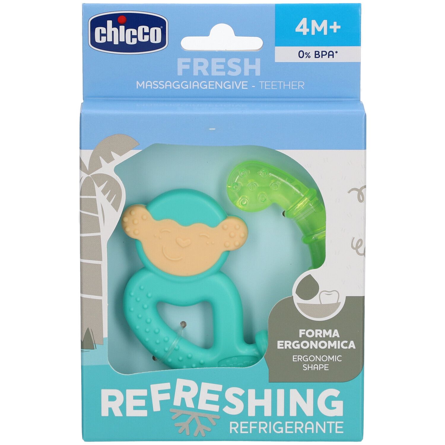 CHICCO Anneau De Dentition Frische Entspannung Kaktus 4m +