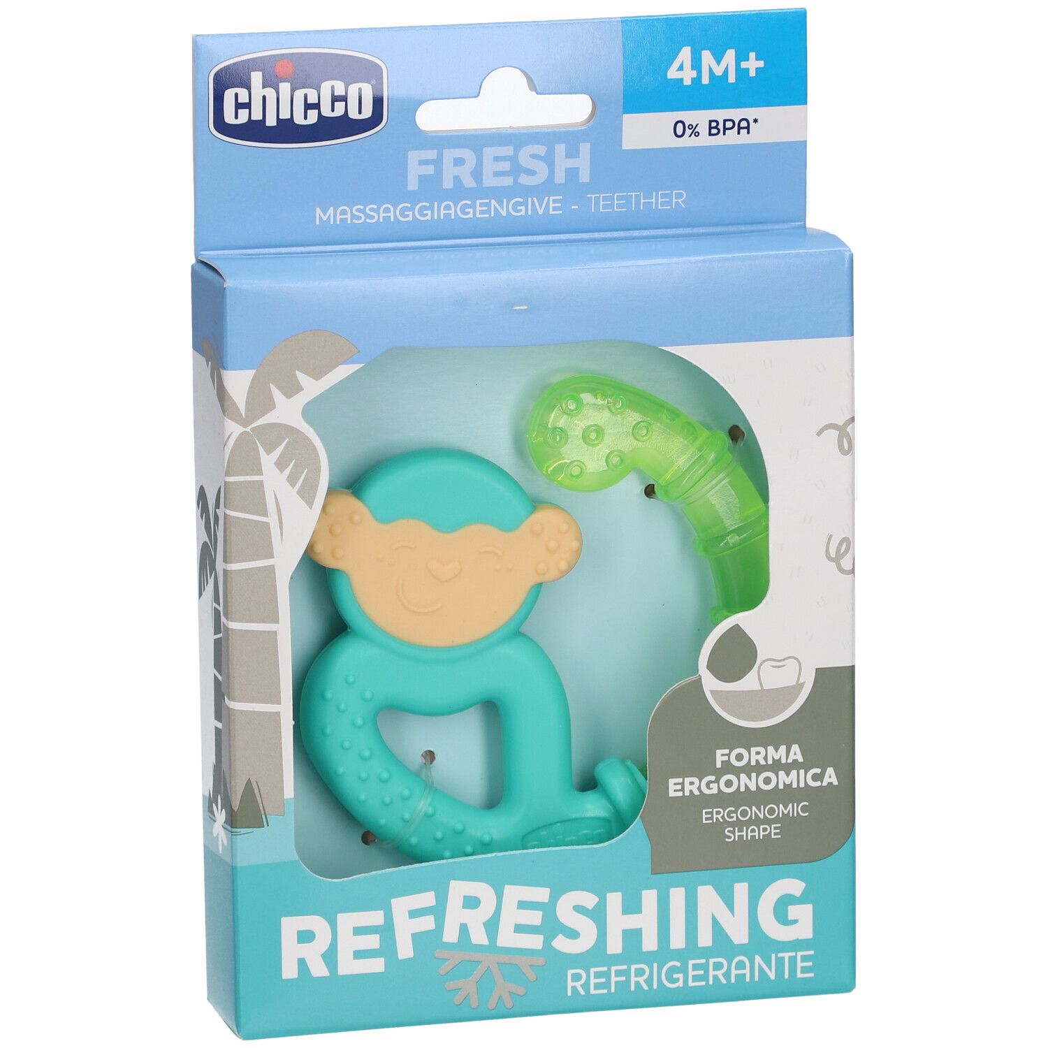 CHICCO Anneau De Dentition Frische Entspannung Kaktus 4m +