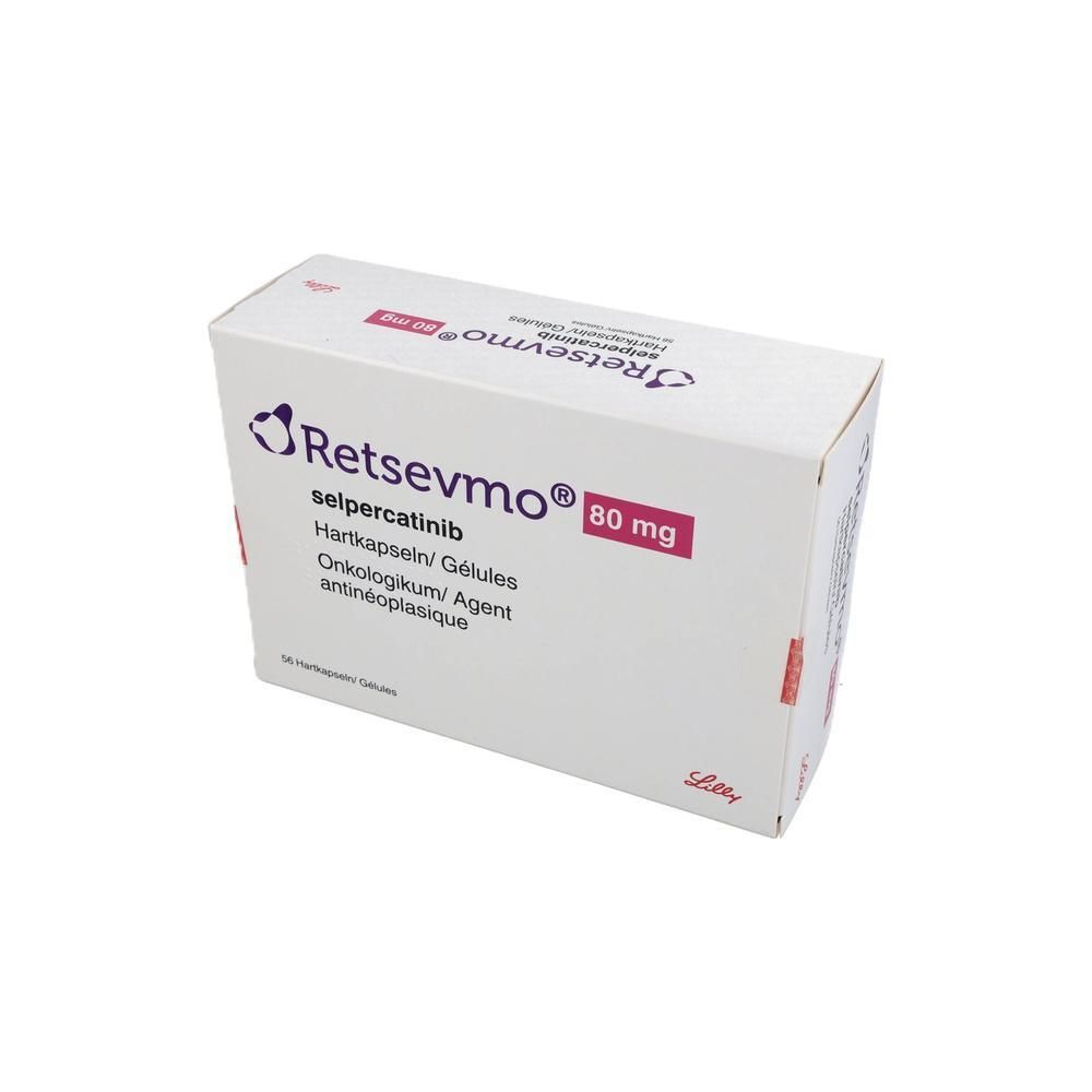 Retsevmo 80 mg Gélules, selpercatinib, Agent antinéoplasique.