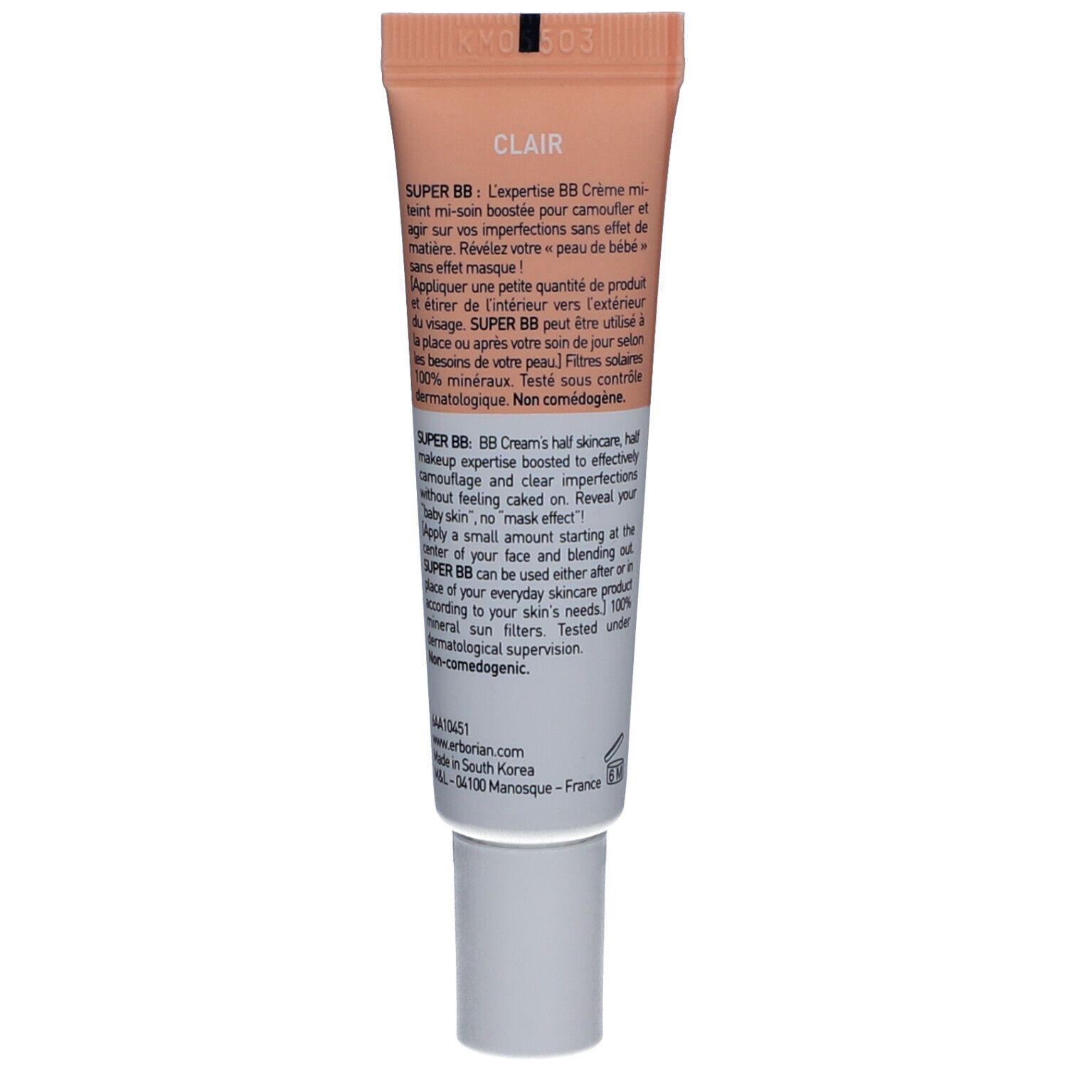Erborian Super BB mit Ginseng Creme für ein ebenmäßiges Hautbild