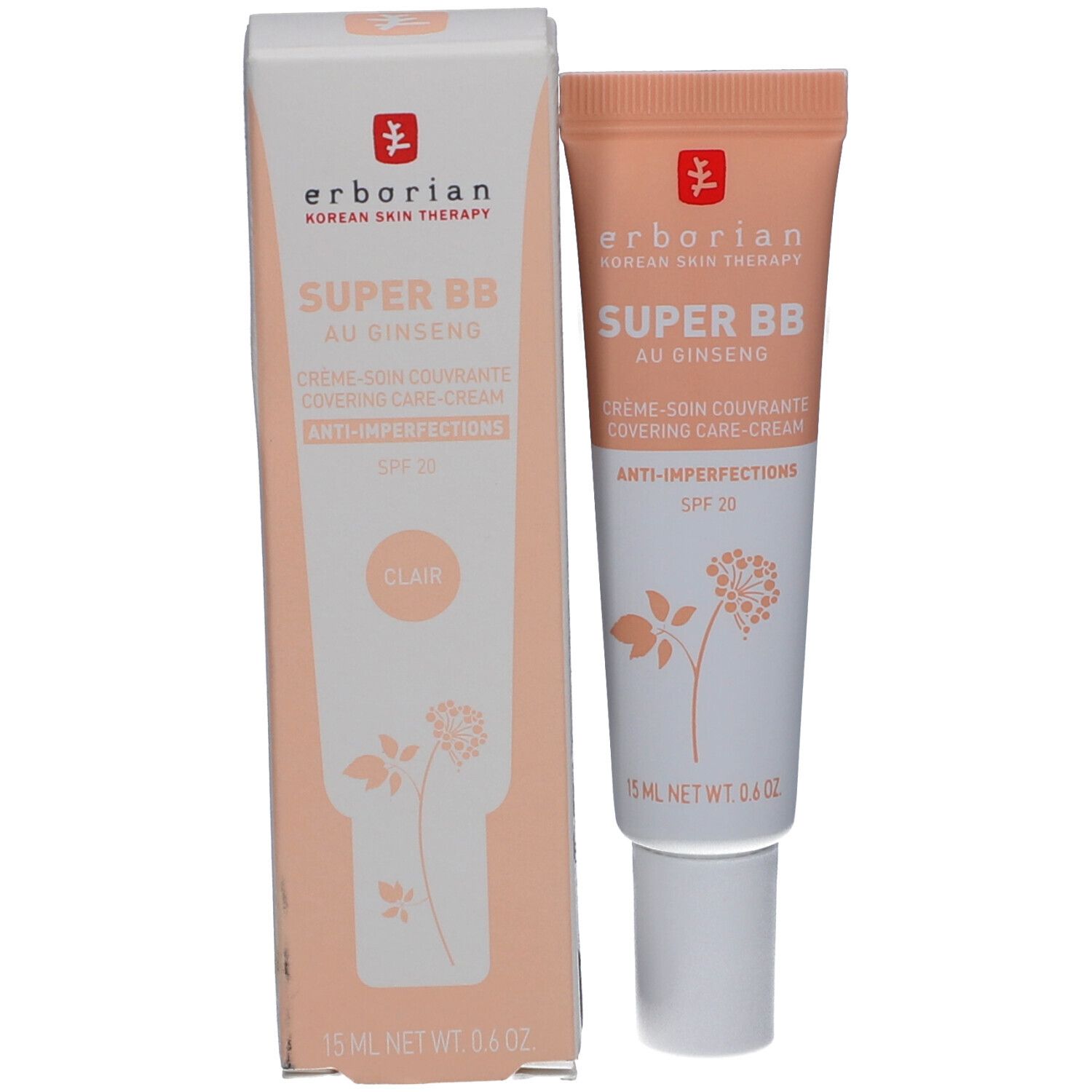 Erborian Super BB mit Ginseng Creme für ein ebenmäßiges Hautbild