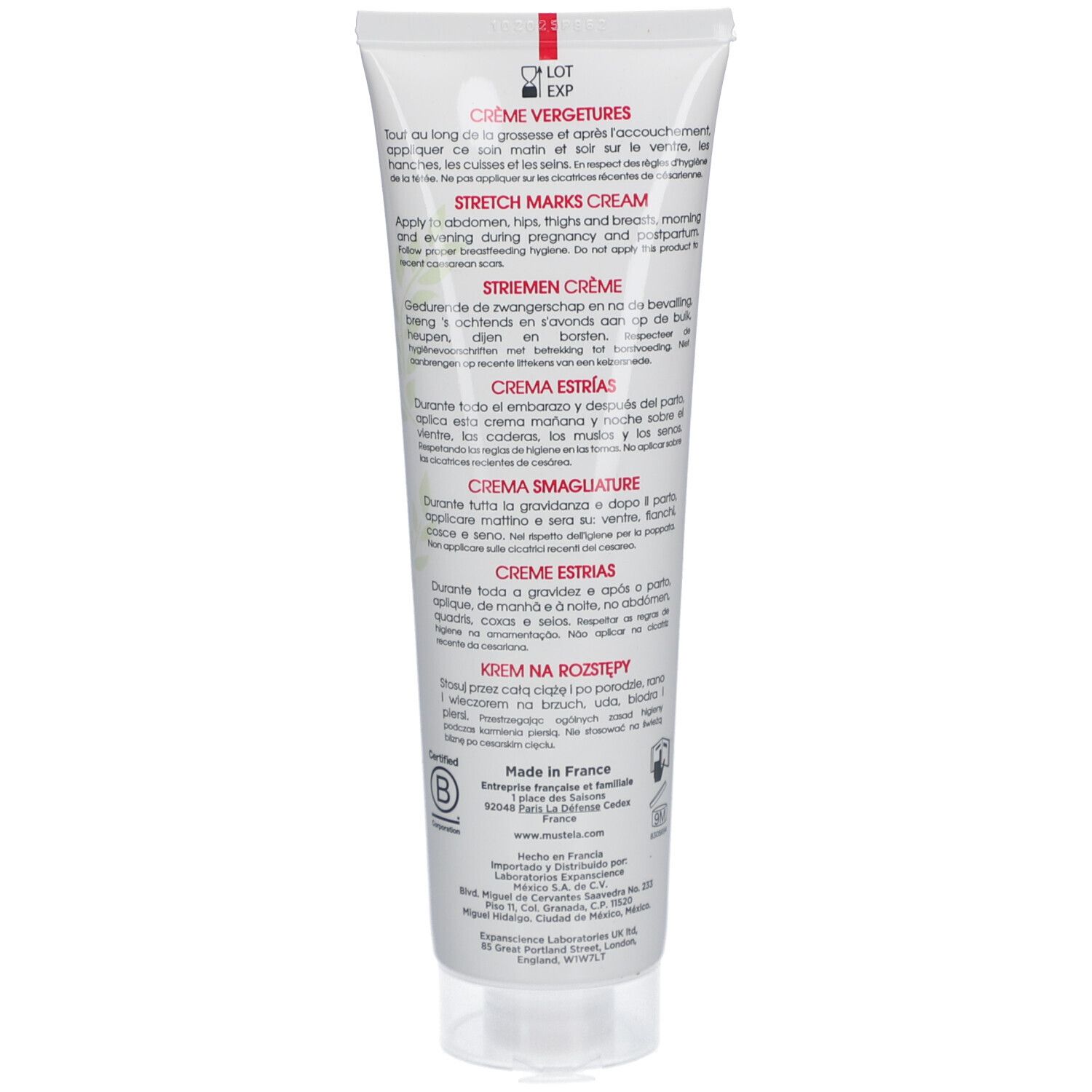 Mustela® Crème anti-vergetures action 3 en 1