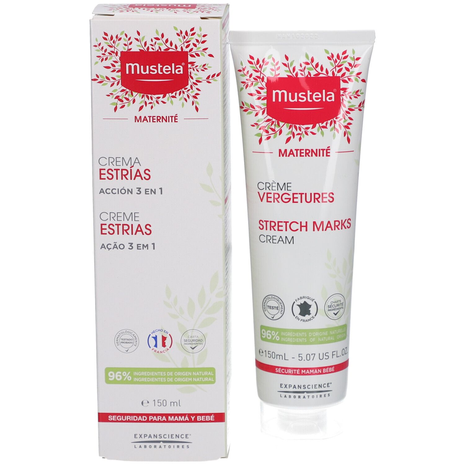 Mustela® Crème anti-vergetures action 3 en 1