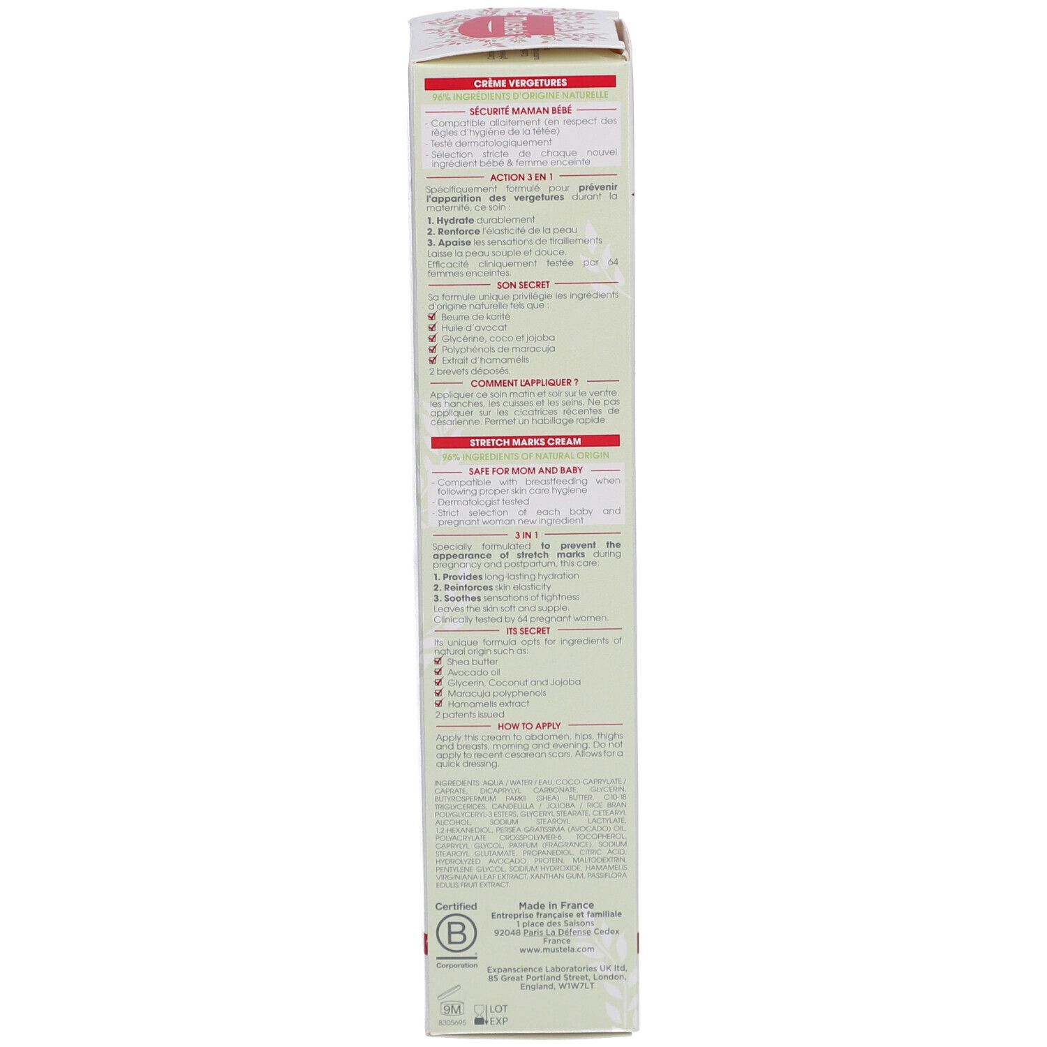 Mustela® Crème anti-vergetures action 3 en 1