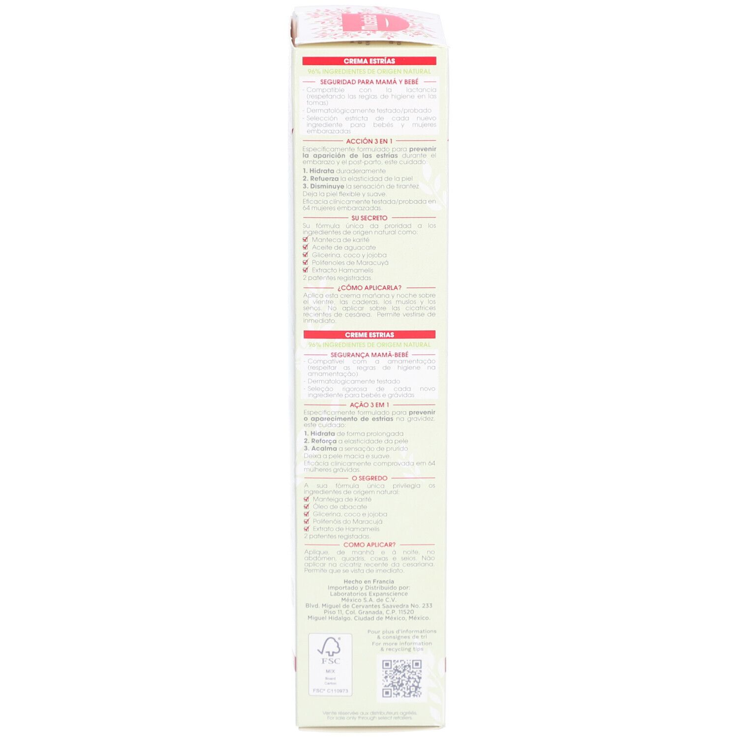 Mustela® Crème anti-vergetures action 3 en 1