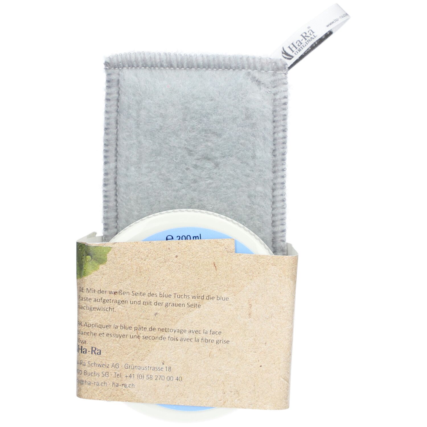HA-RA Blue Scheuerpaste mit Fasertuch