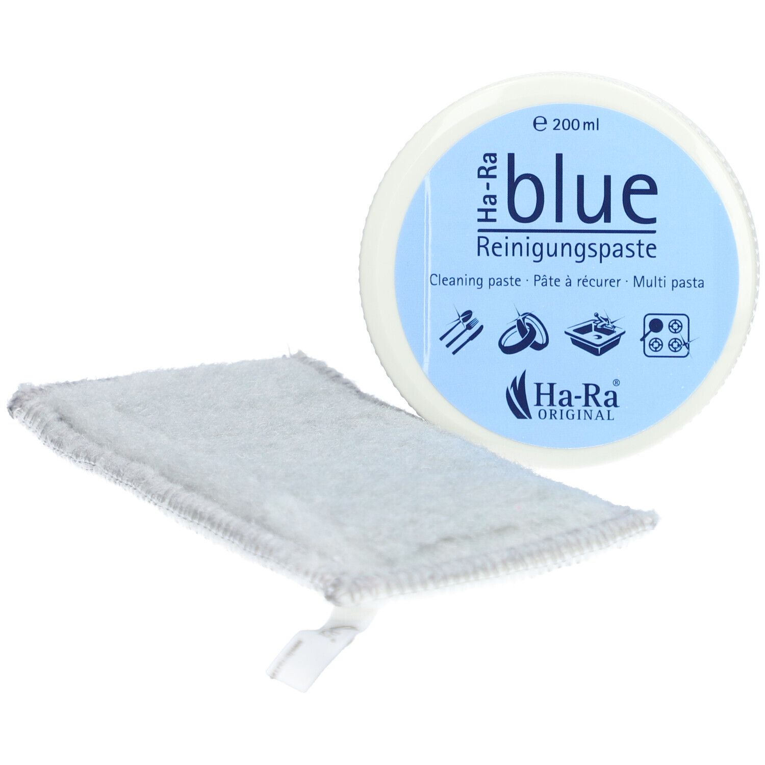 HA-RA Blue Scheuerpaste mit Fasertuch