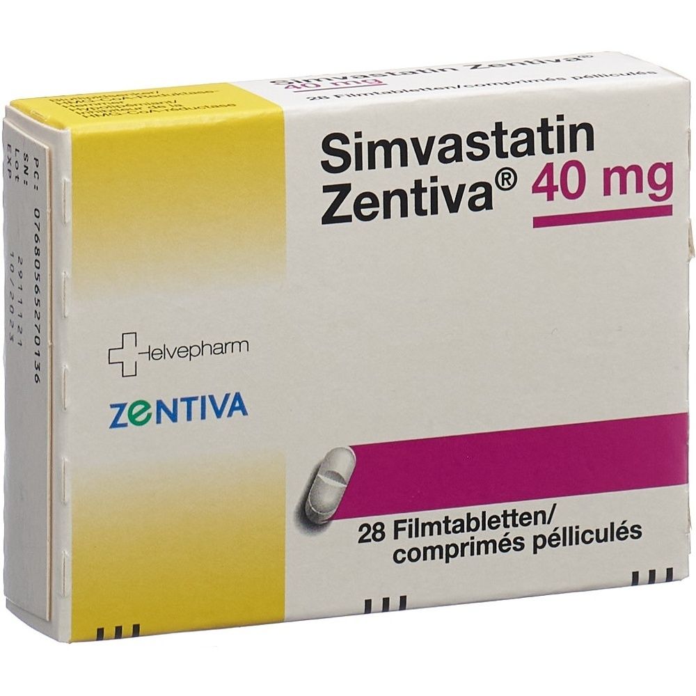 SIMVASTATIN Zentiva Filmtabl 40 mg SDO