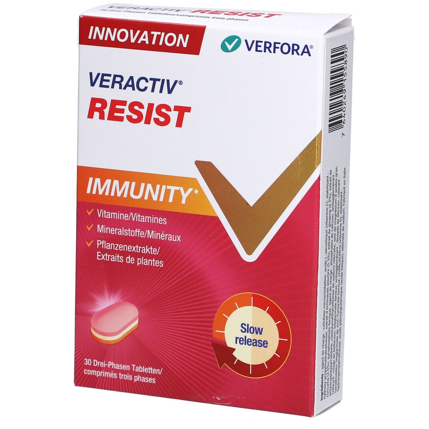 VERACTIV Resist Immunité trois phases