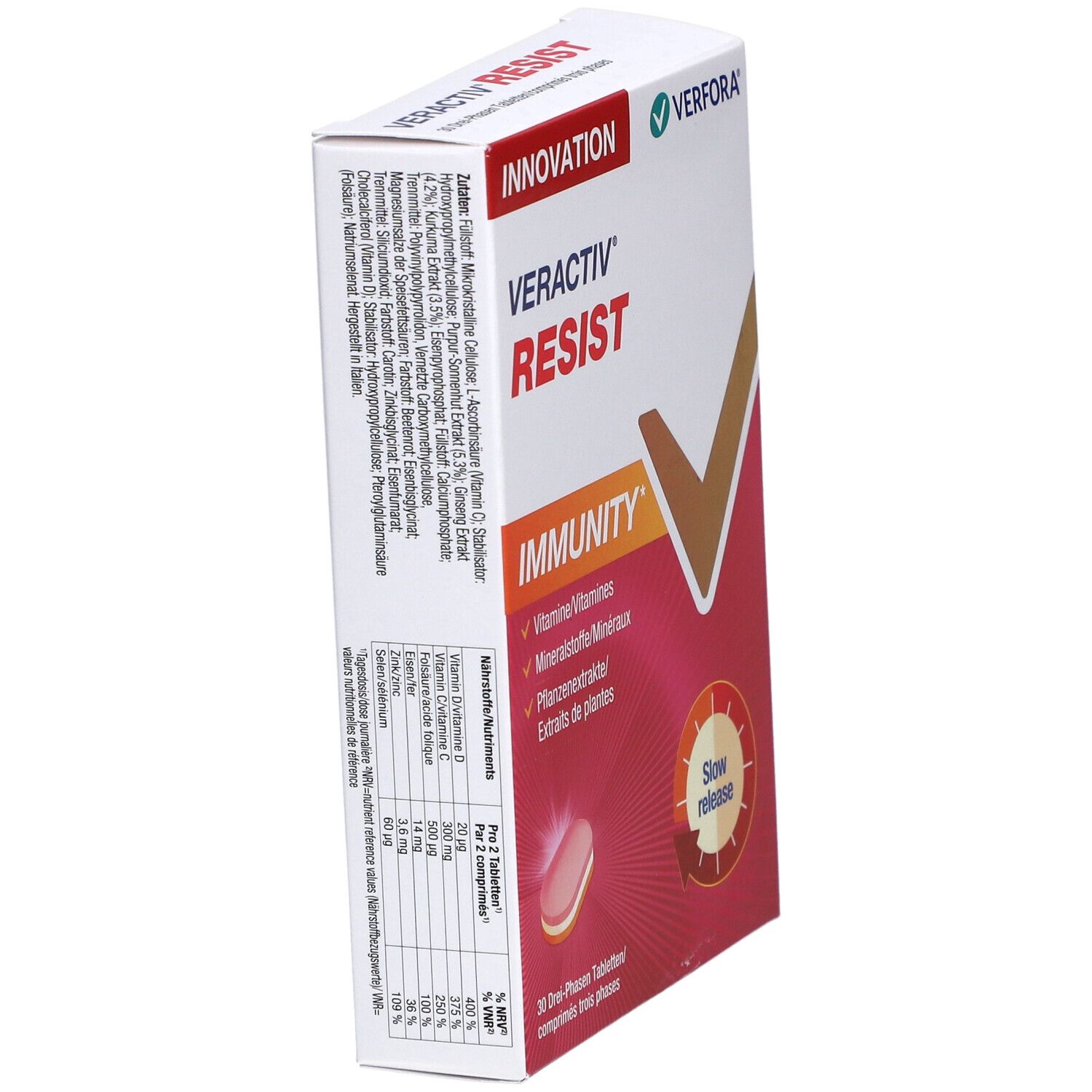 VERACTIV Resist Immunité trois phases