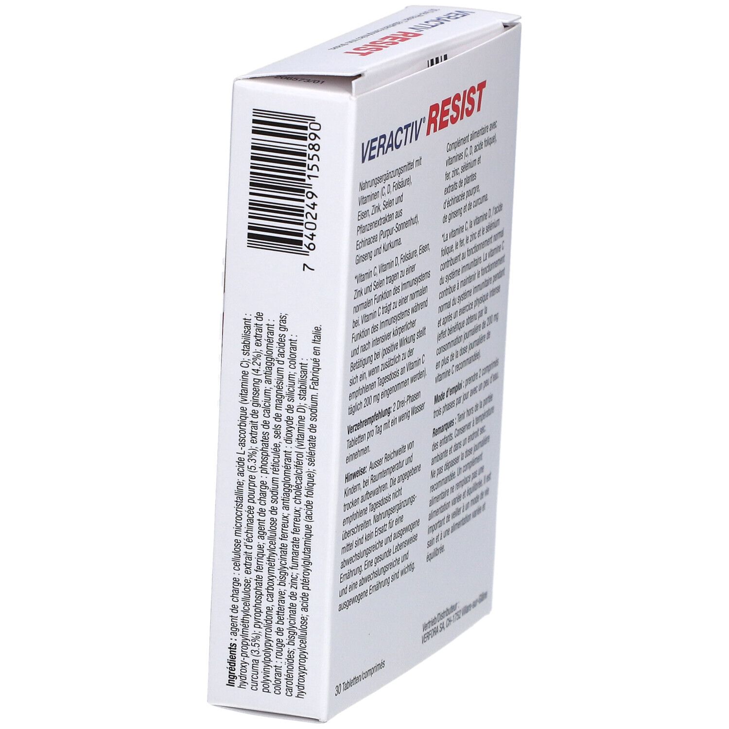 VERACTIV Resist Immunité trois phases