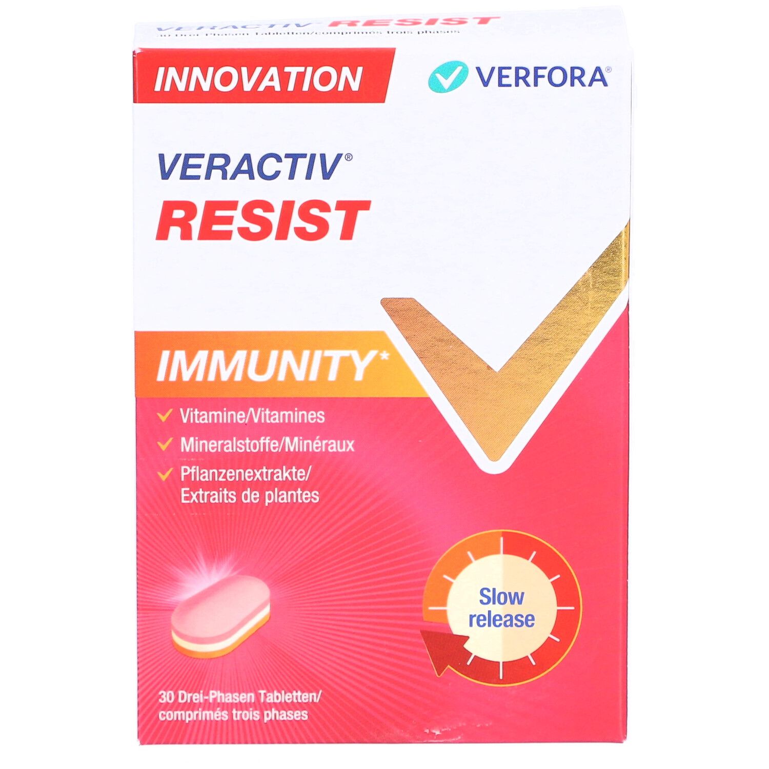 VERACTIV Resist Immunité trois phases