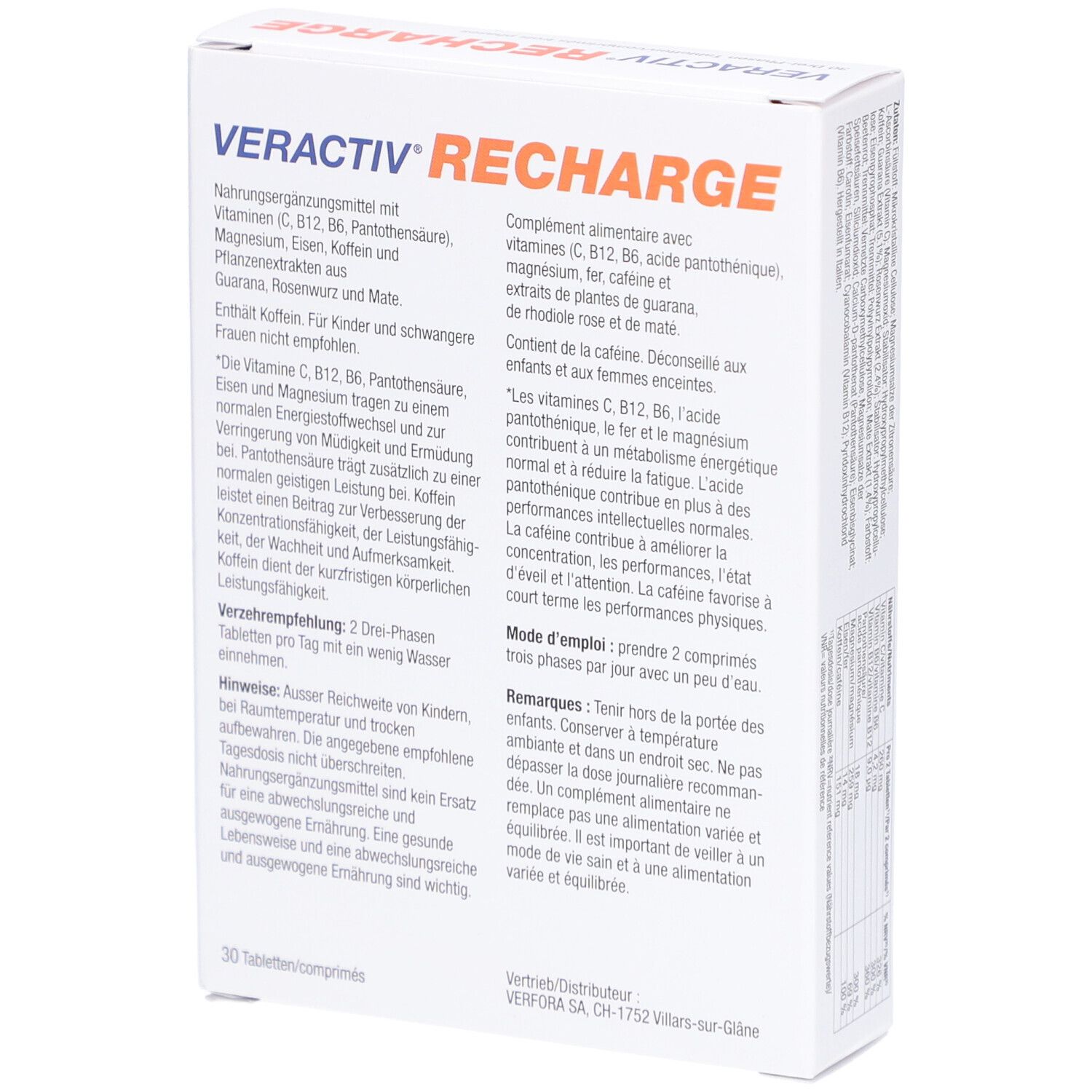 VERACTIV Recharge Energy trois phases