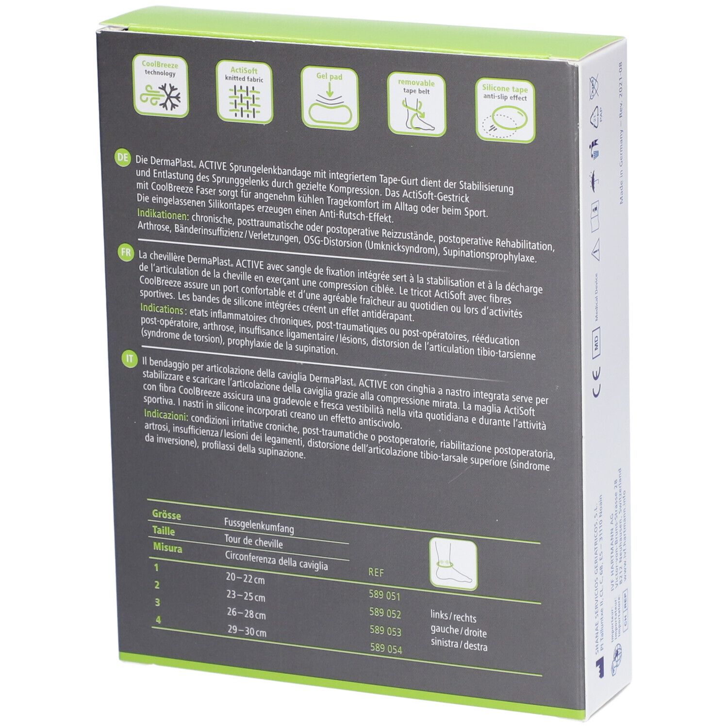 HARTMANN Dermaplast® Aktiv Malleo Soft plus S2