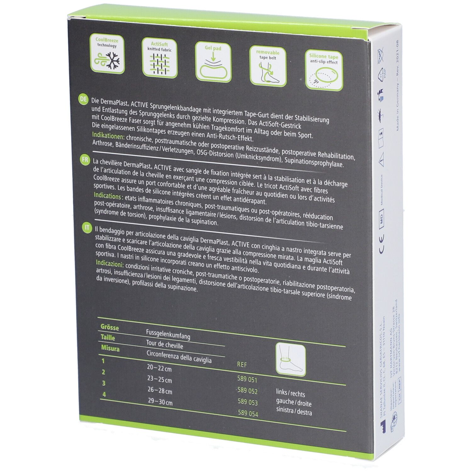 HARTMANN Dermaplast® Aktiv Malleo Soft plus S3