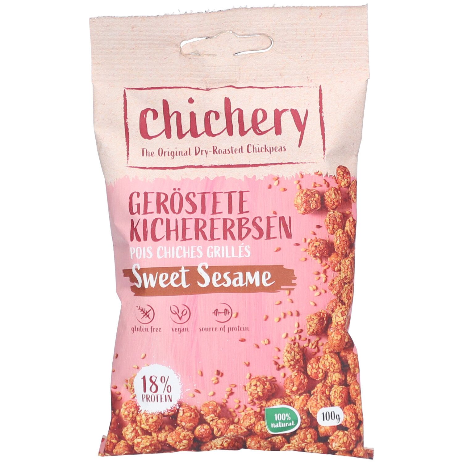 chichery Pois chiches grillés Sweet Sesame 100 g - Redcare Apotheke