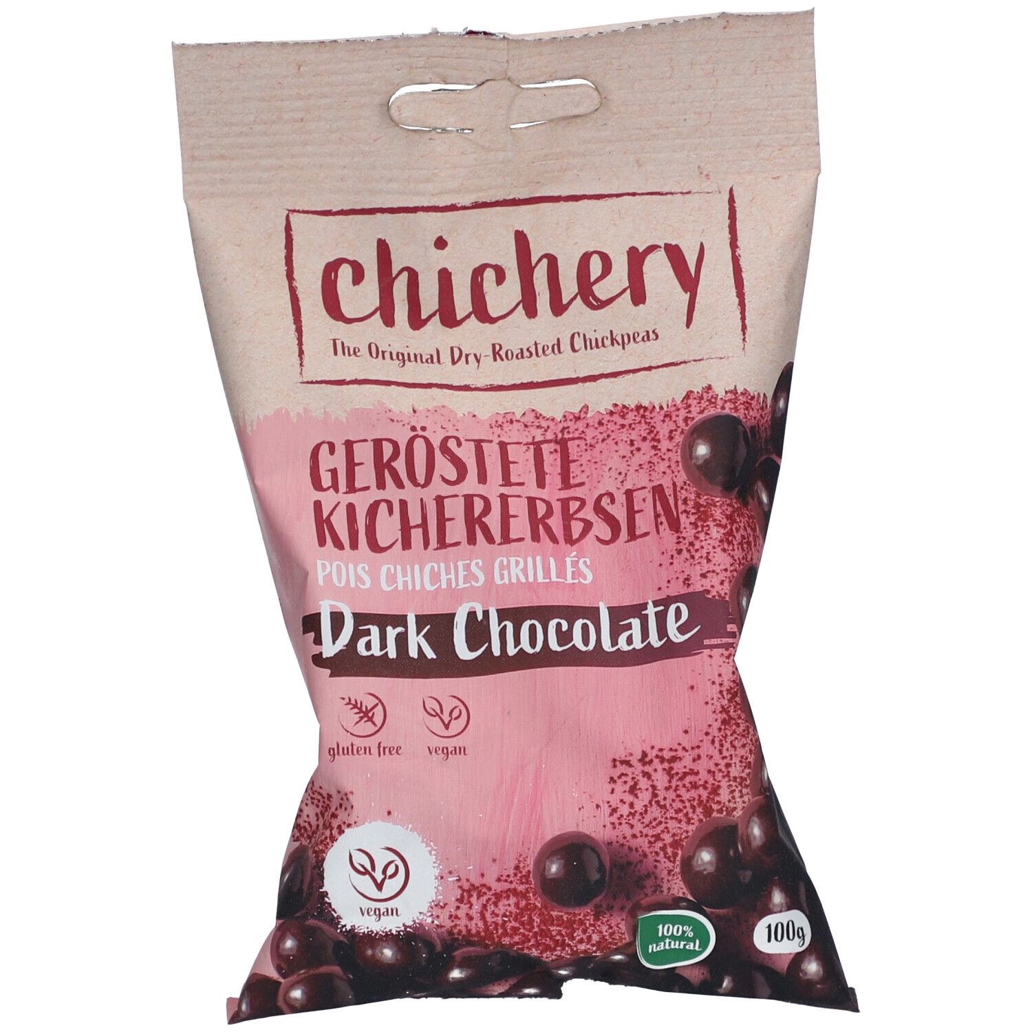 chichery Geröstete Kichererbsen mit Zartbitterschokolade