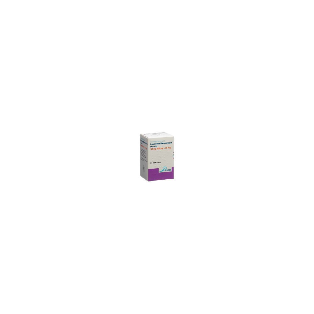 LEVODOPA/BENSERAZID Devatis Tabl 125 mg Fl 30 Stk