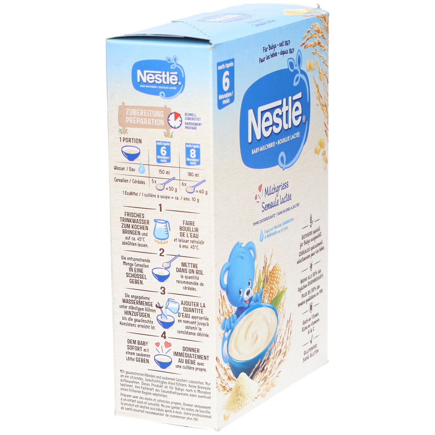 NESTLE Milchgriess 6M 450 g