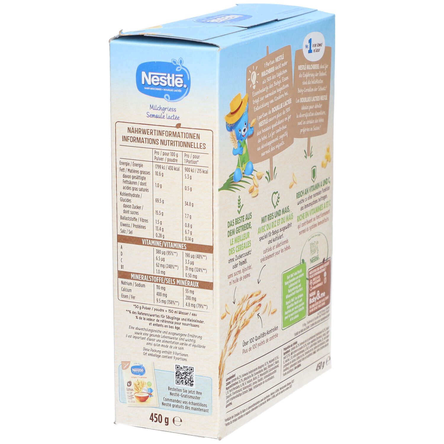 NESTLE Milchgriess 6M 450 g