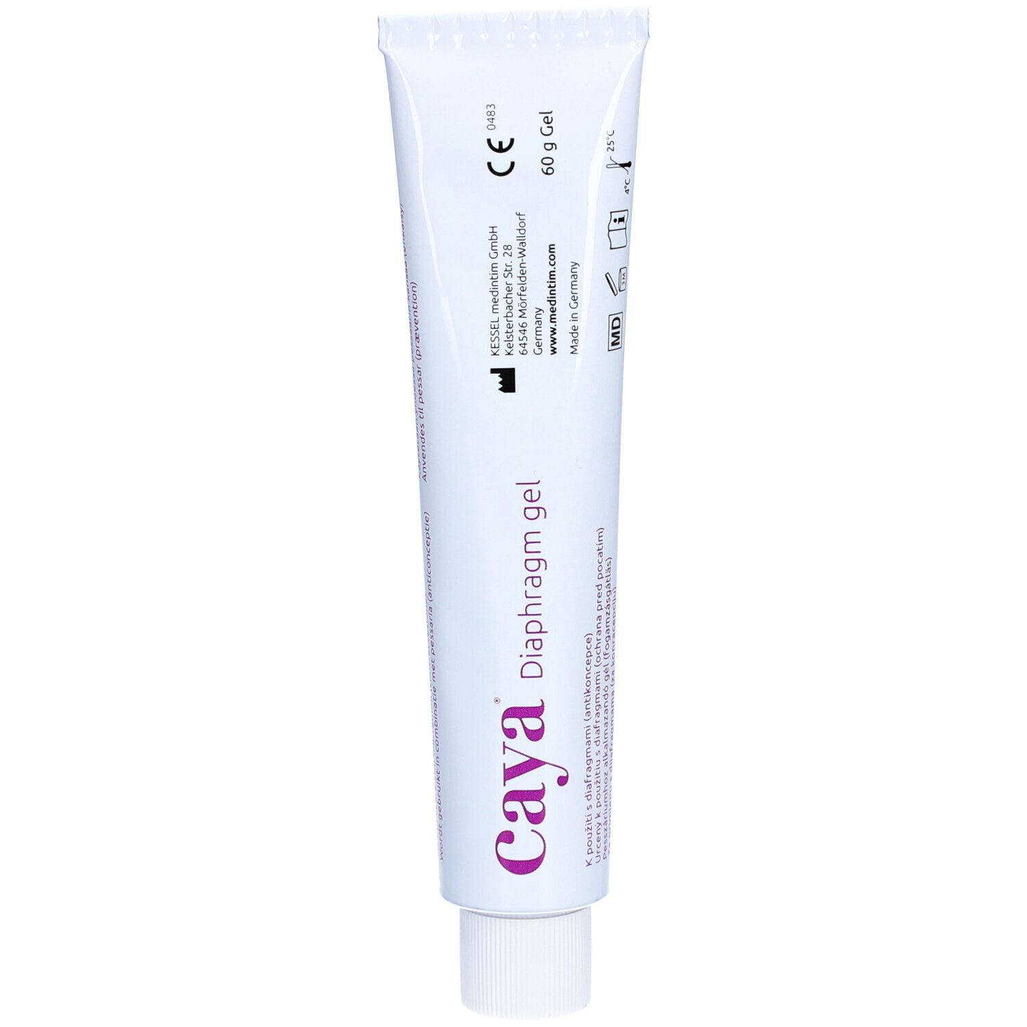 CAYA Diaphragma Gel 60 g – Verhütungsgel auf Milchsäurebasis