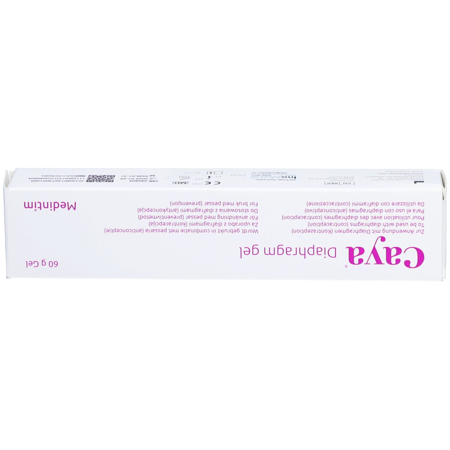 CAYA Diaphragma Gel 60 g – Verhütungsgel auf Milchsäurebasis
