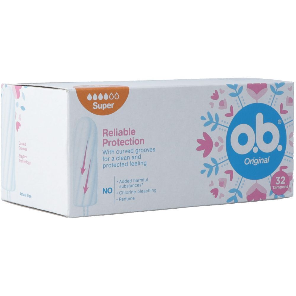 O.B.® Tampons Original Super