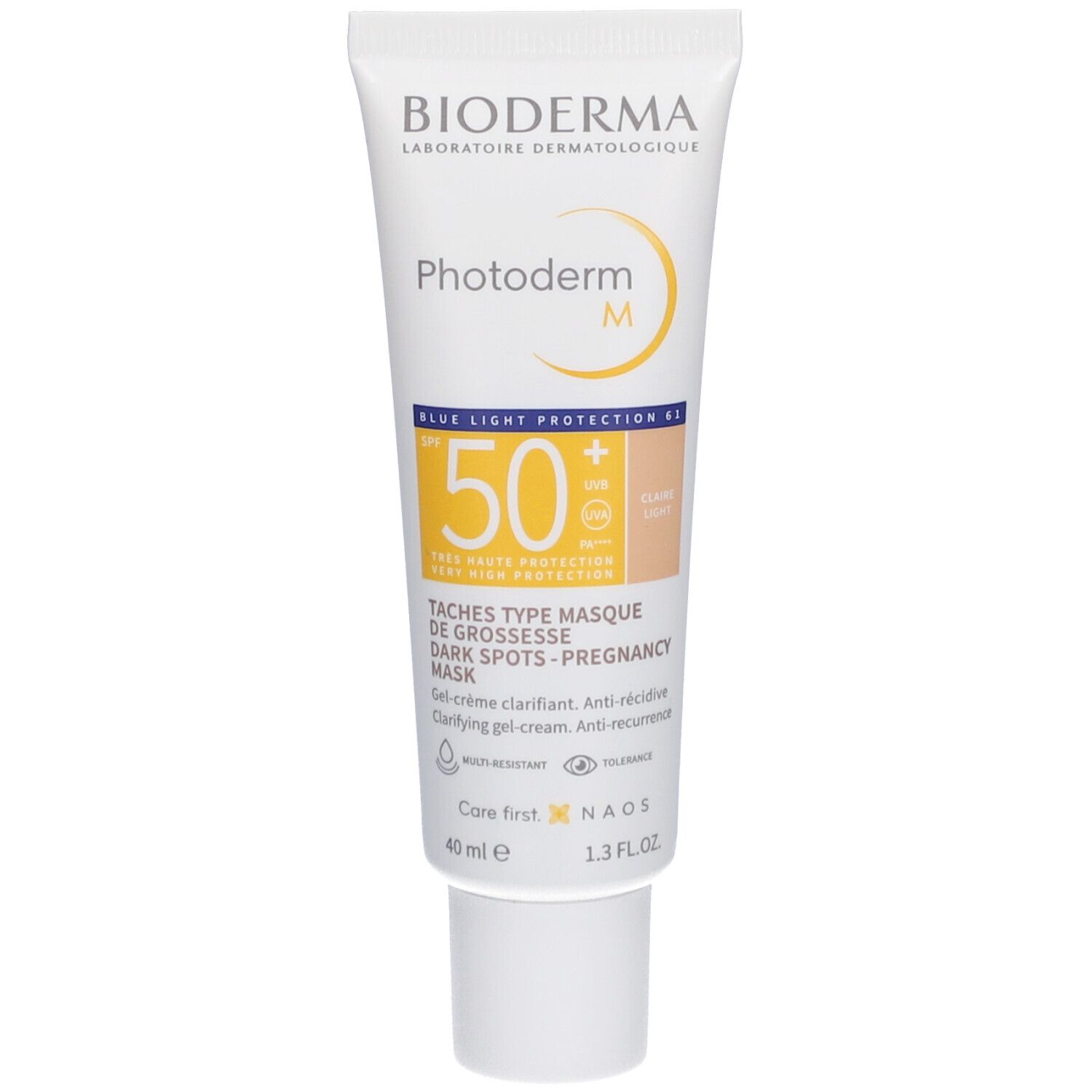 BIODERMA Photoderm M Klärende Gel-Creme SPF50+ Teinte Claire