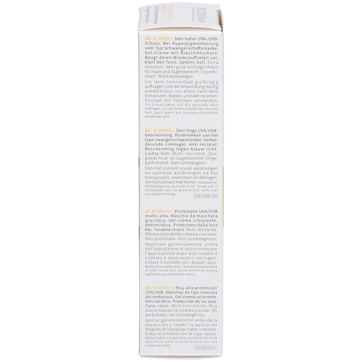 BIODERMA Photoderm M Klärende Gel-Creme SPF50+ Teinte Claire