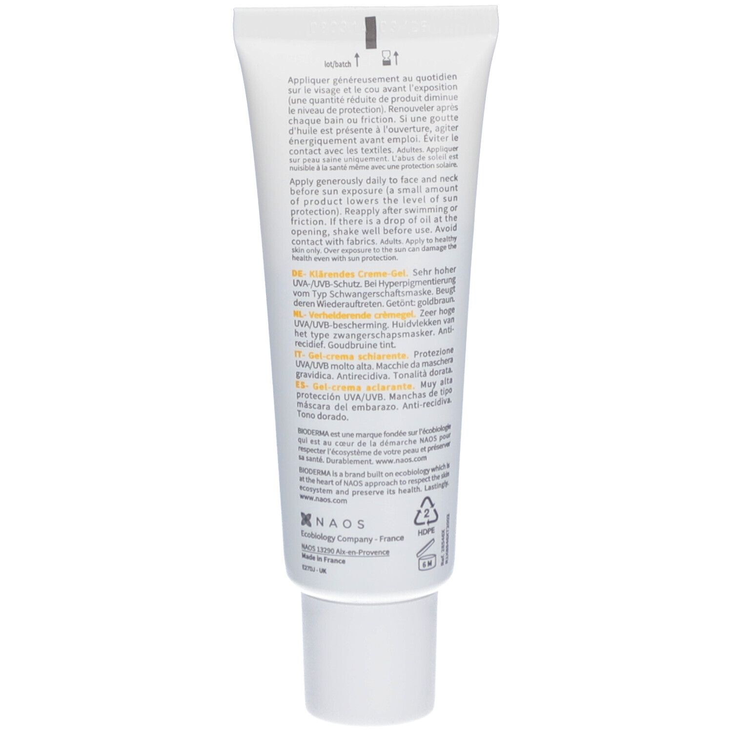 BIODERMA Photoderm M Klärende Gel-Creme Gold SPF50+