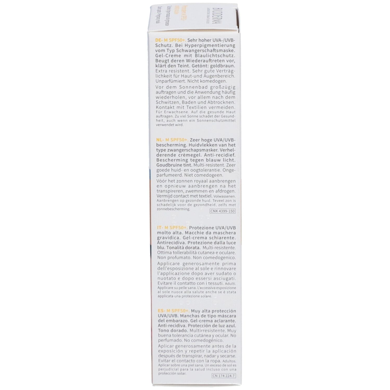 BIODERMA Photoderm M Klärende Gel-Creme Gold SPF50+