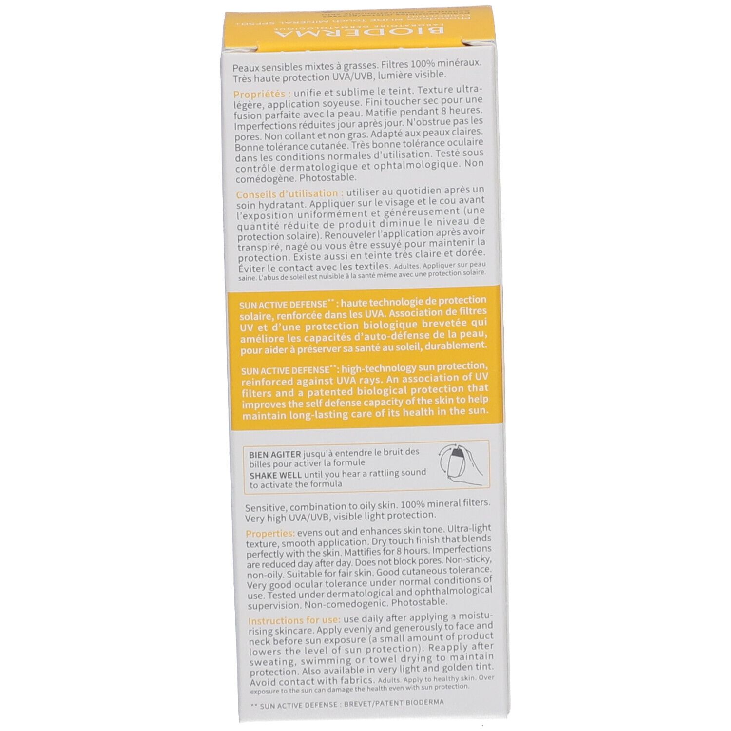 BIODERMA Photoderm NUDE Touch MINERAL SPF50+ claire
