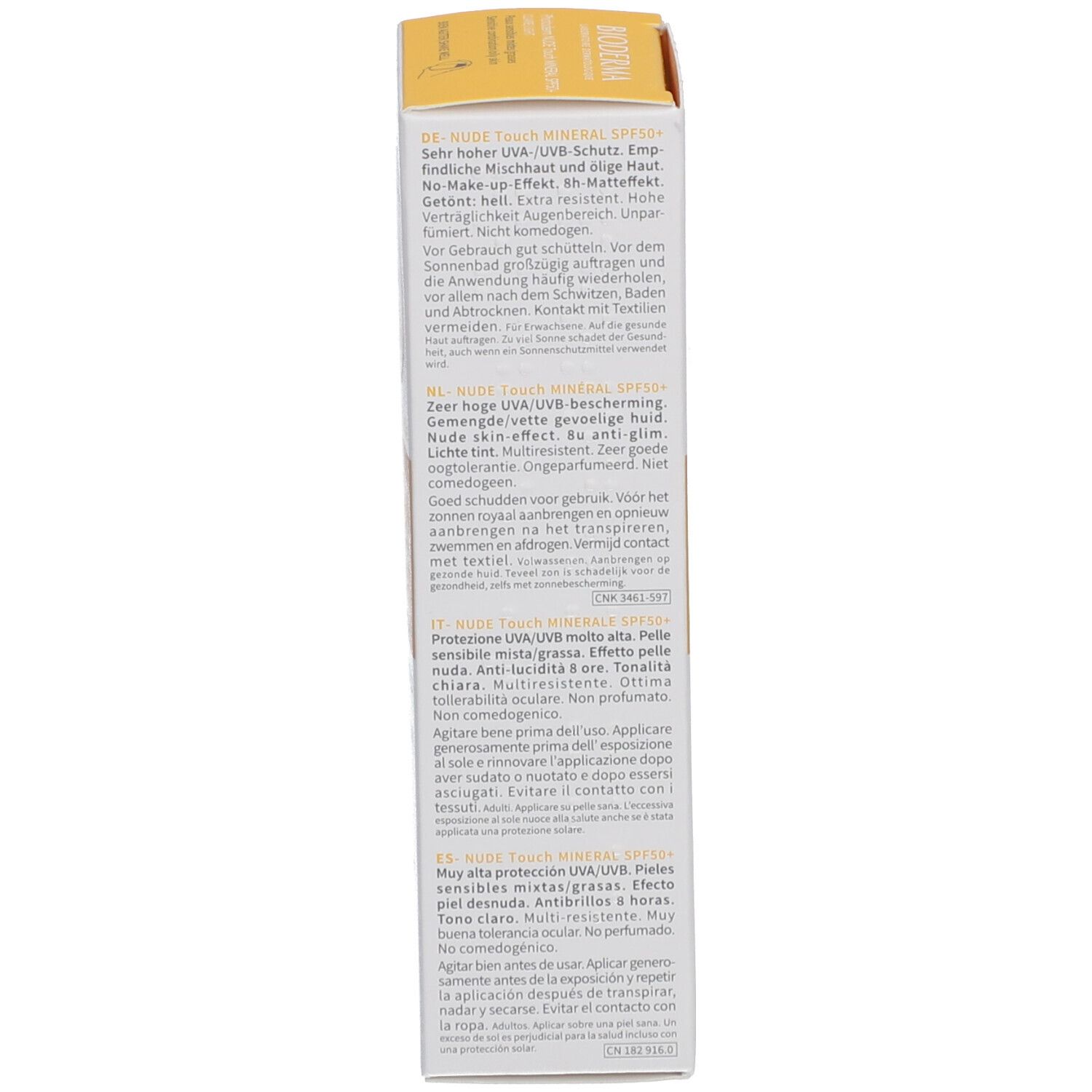 BIODERMA Photoderm NUDE Touch MINERAL SPF50+ claire