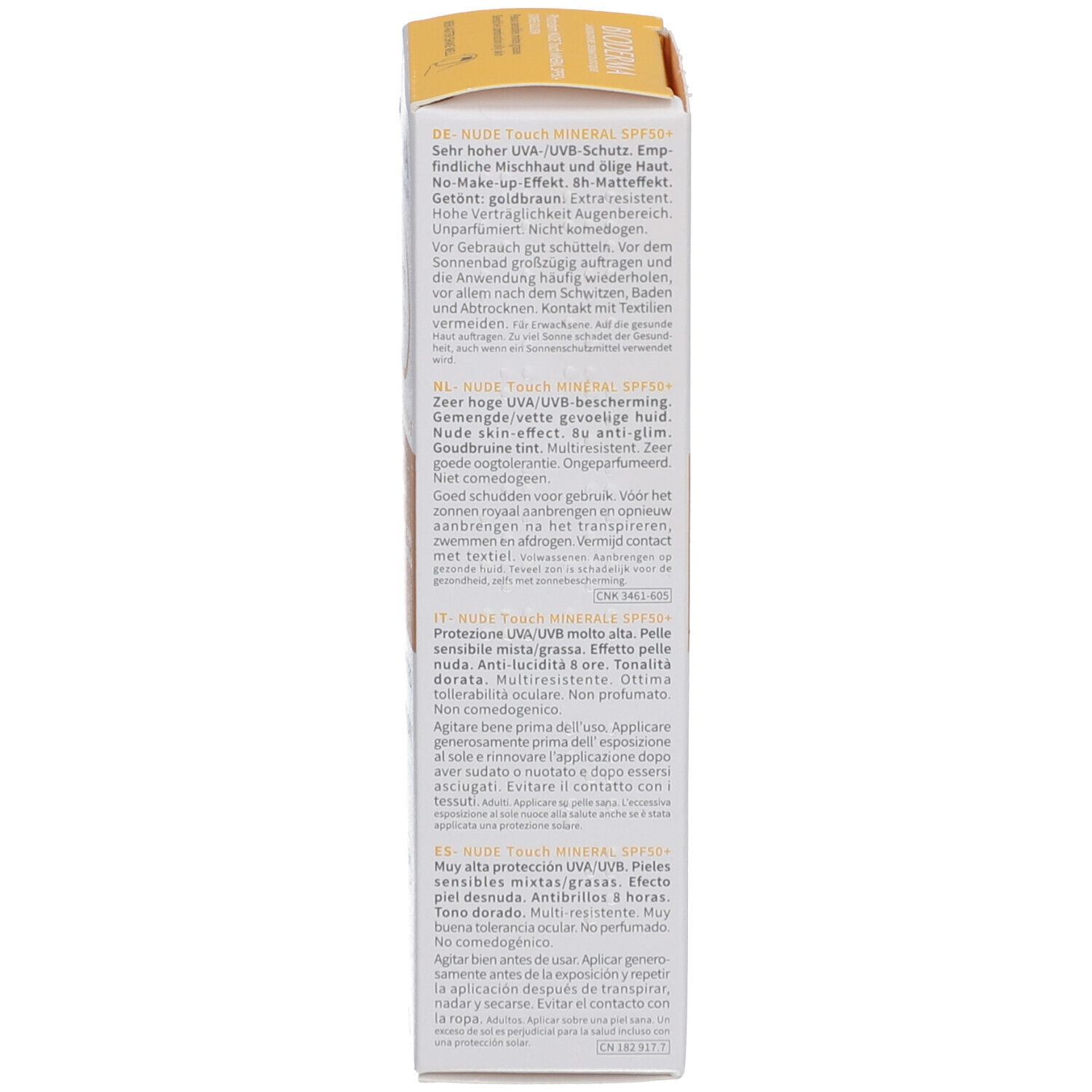 BIODERMA® Photoderm NUDE Touch Mineral SPF50+ Golden