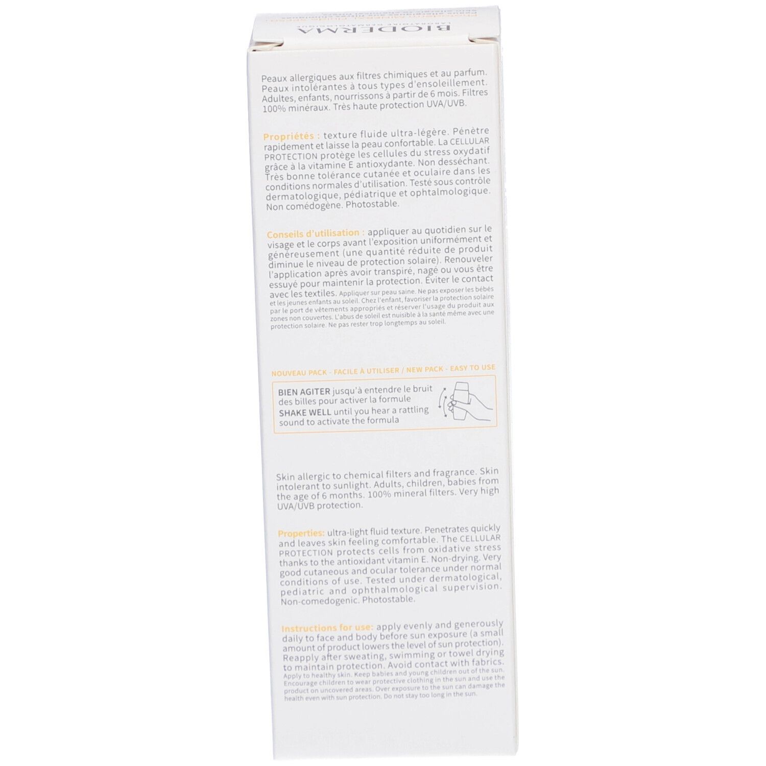BIODERMA Photoderm MINERAL Fluide SPF50+