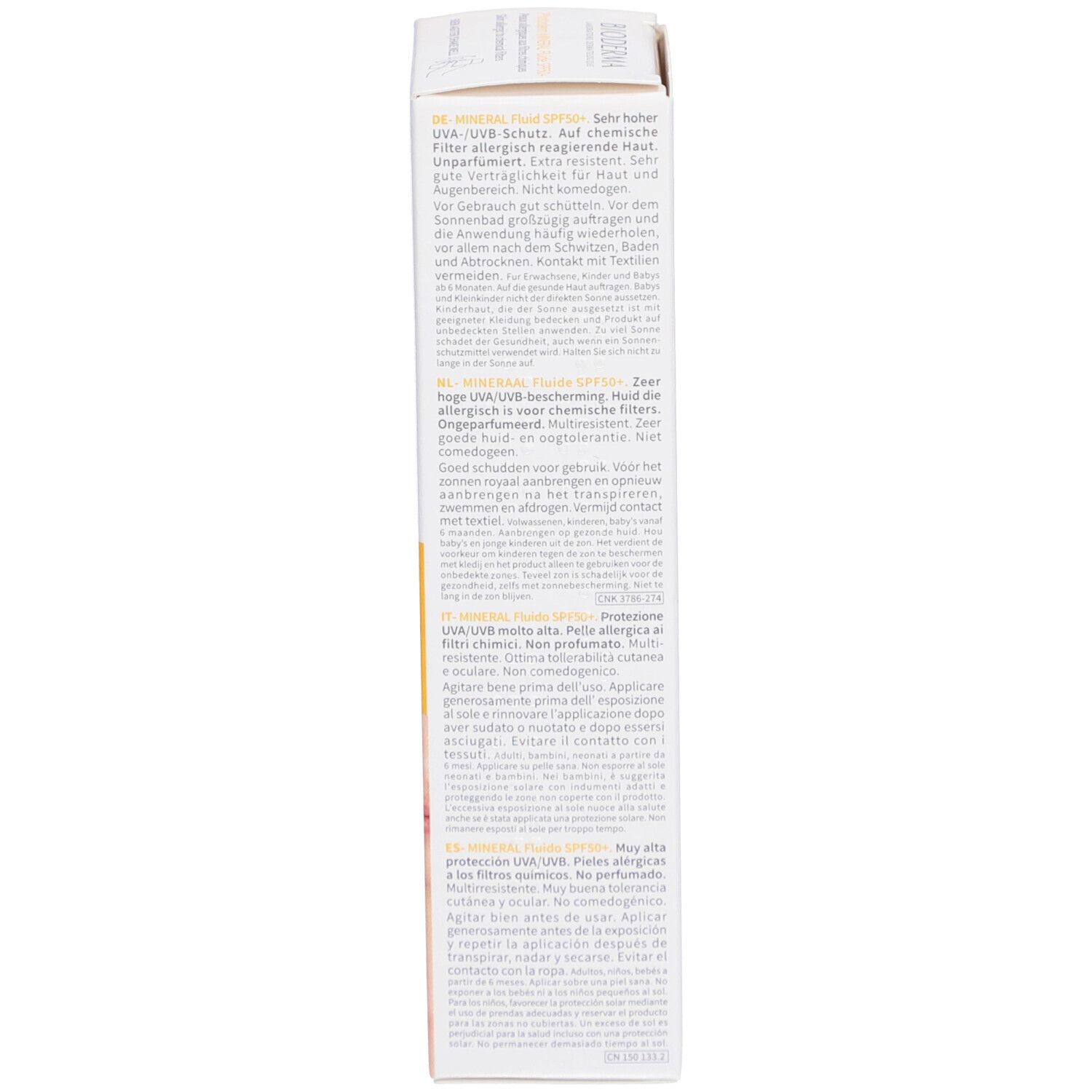 BIODERMA Photoderm MINERAL Fluide SPF50+
