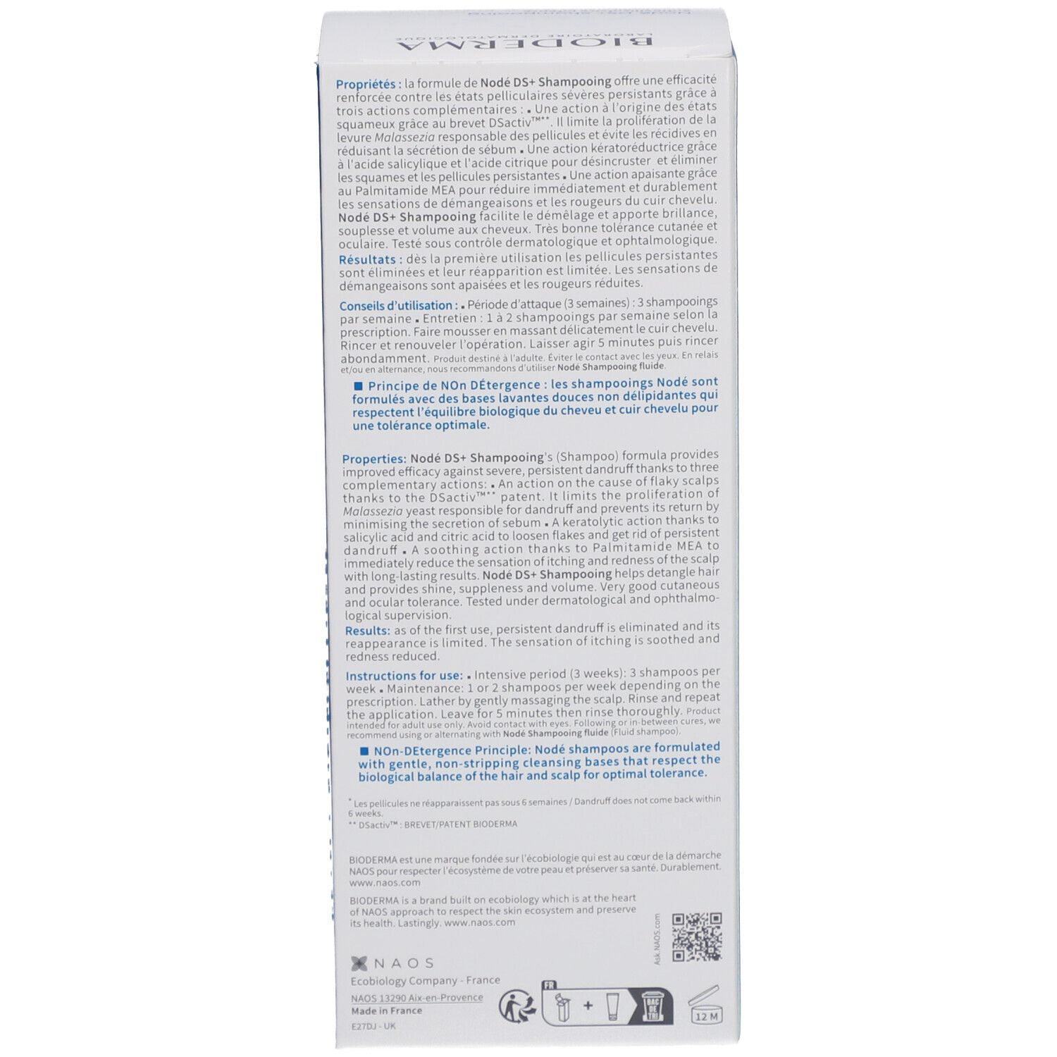 BIODERMA Nodé DS Shampooing